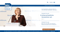 Desktop Screenshot of milchindustrie.de