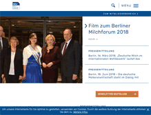 Tablet Screenshot of milchindustrie.de